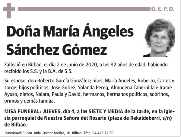 María Ángeles Sánchez Gómez