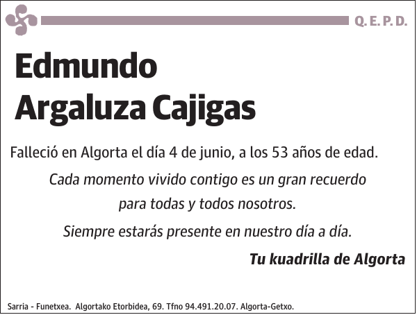 Edmundo Argaluza Cajigas