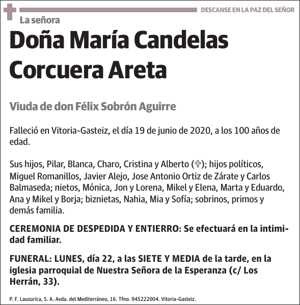 María Candelas Corcuera Areta