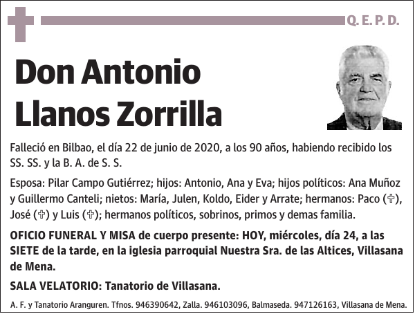 Antonio Llanos Zorrilla