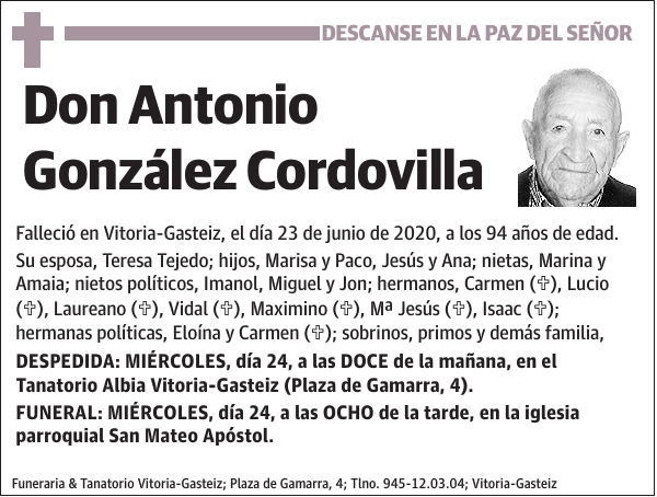 Antonio González Cordovilla