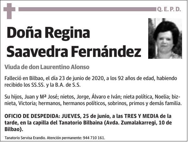 Regina Saavedra Fernández