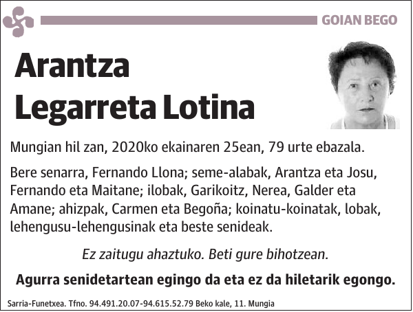 Arantza Legarreta Lotina
