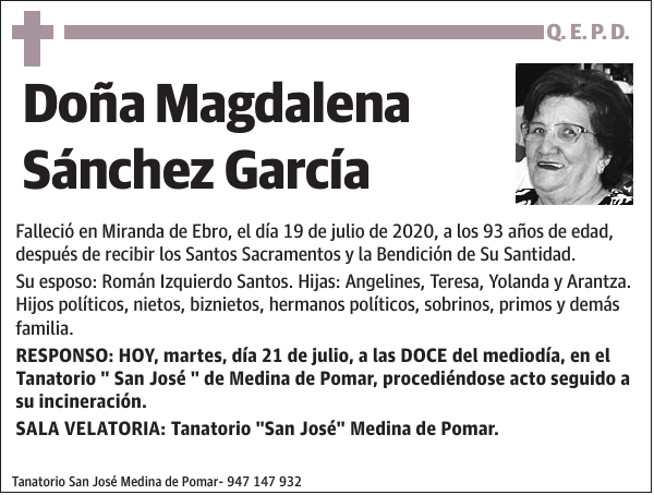 Magdalena Sánchez García