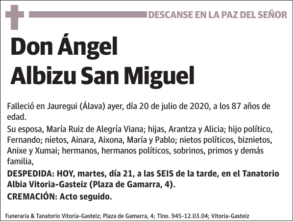 Ángel Albizu San Miguel