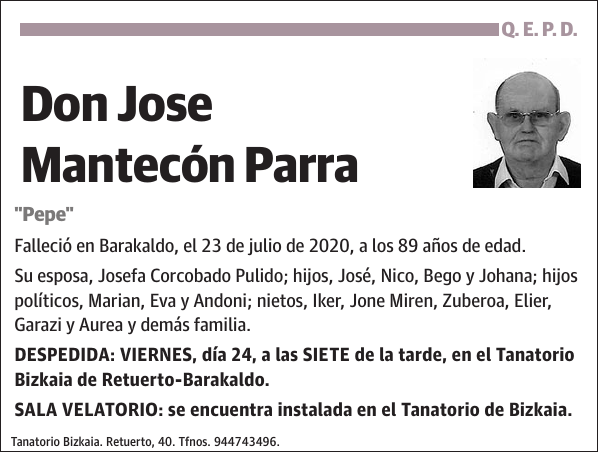 Jose Mantecón Parra