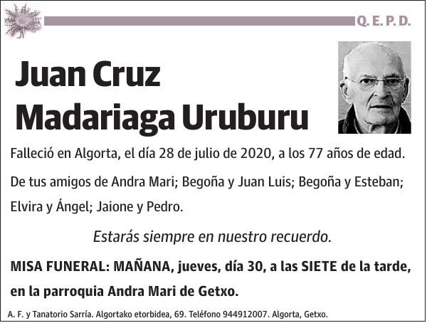 Juan Cruz Madariaga Uruburu