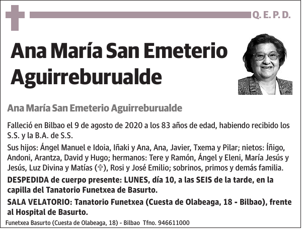 Ana María San Emeterio Aguirreburualde