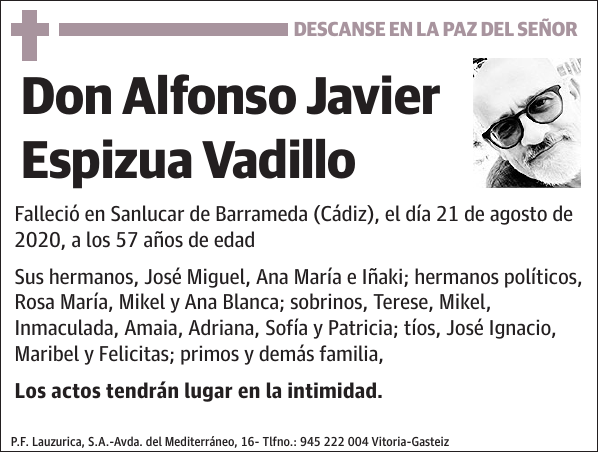 Alfonso Javier Espizua Vadillo