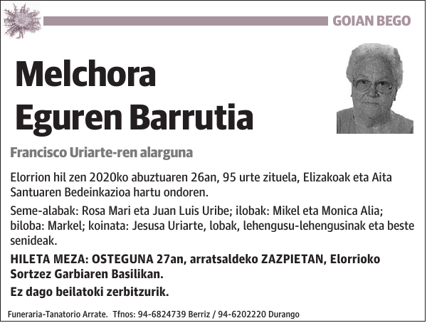 Melchora Eguren Barrutia