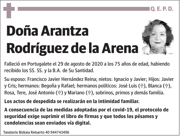 Arantza Rodríguez de la Arena