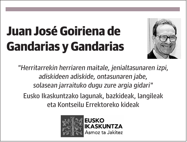 Juan José Goiriena de Gandarias y Gandarias