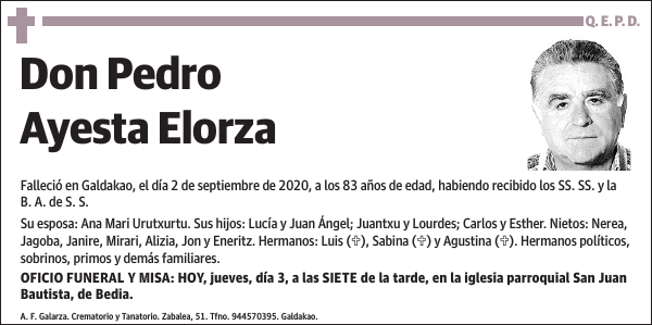 Pedro Ayesta Elorza