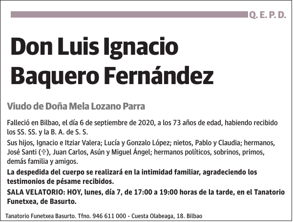 Luis Ignacio Baquero Fernández