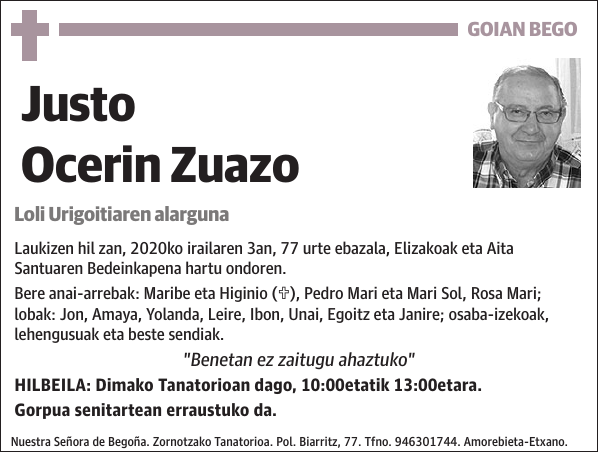 Justo Ocerin Zuazo