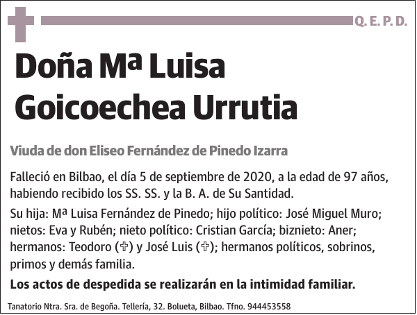 Mª Luisa Goicoechea Urrutia