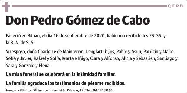 Pedro Gómez de Cabo