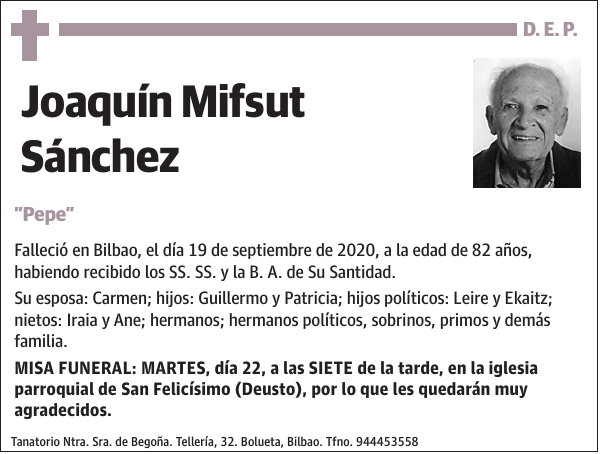 Joaquín Mifsut Sánchez