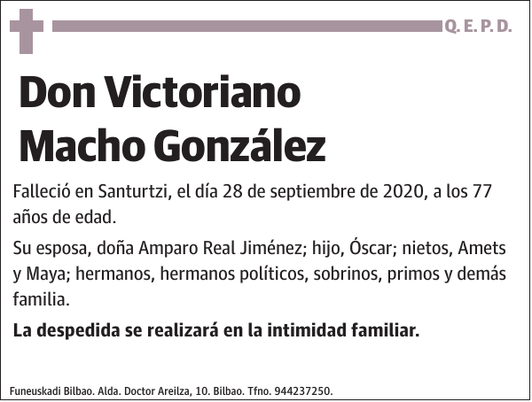 Victoriano Macho González