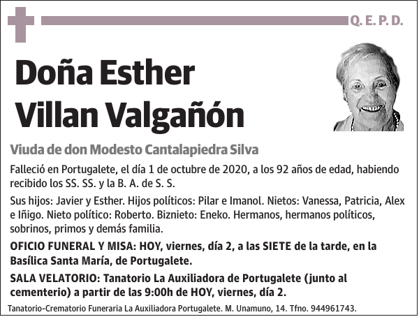 Esther Villan Valgañón