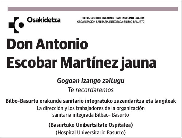 Antonio Escobar Martínez
