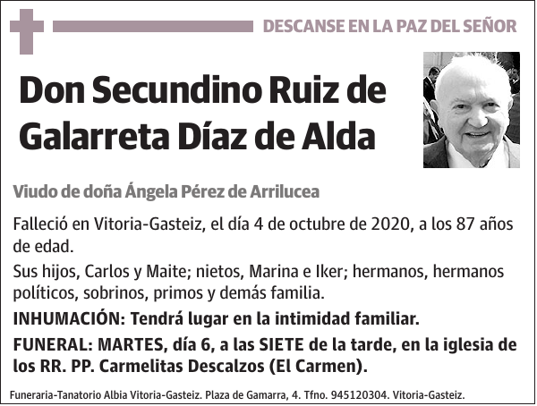 Secundino Ruiz de Galarreta Díaz de Alda