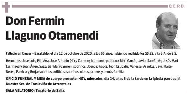 Fermin Llaguno Otamendi