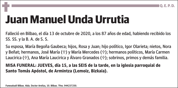 Juan Manuel Unda Urrutia