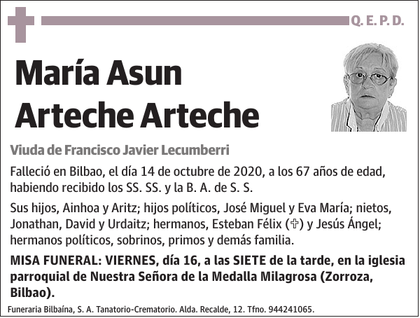 María Asun Arteche Arteche
