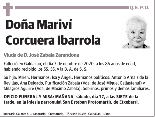 Mariví Corcuera Ibarrola