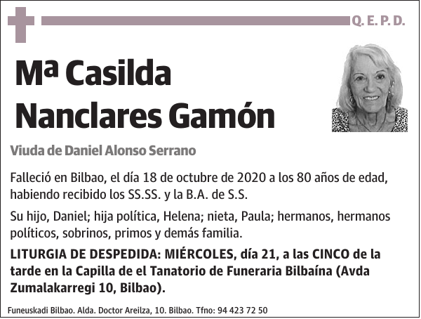 Mª Casilda Nanclares Gamón