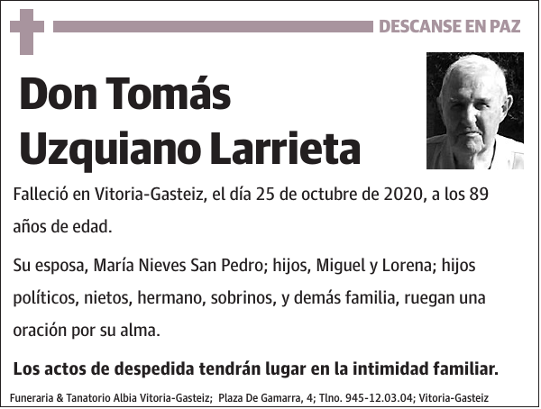 Tomás Uzquiano Larrieta