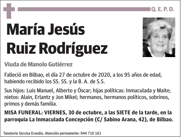 María Jesús Ruiz Rodríguez
