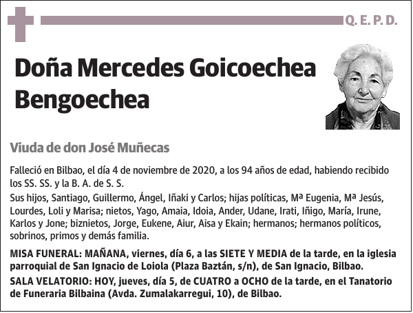 Mercedes Goicoechea Bengoechea