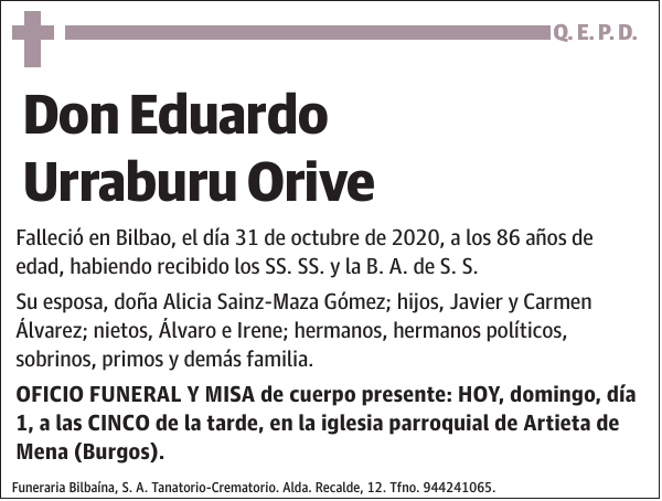 Eduardo Urraburu Orive