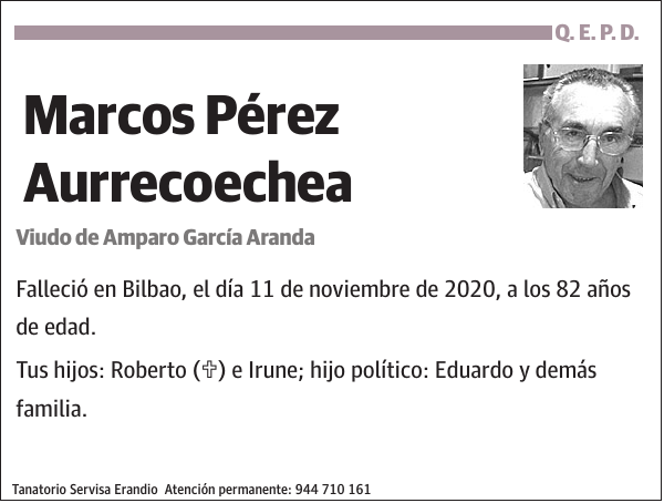 Marcos Pérez Aurrecoechea