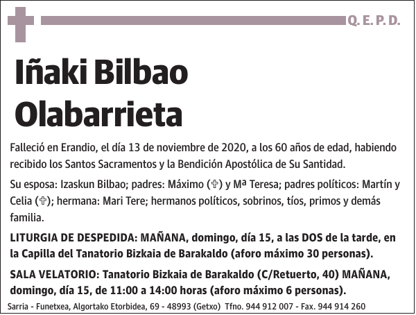 Iñaki Bilbao Olabarrieta