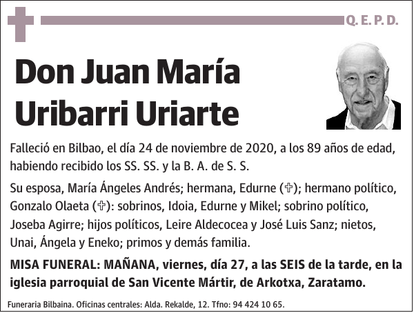 Juan María Uribarri Uriarte
