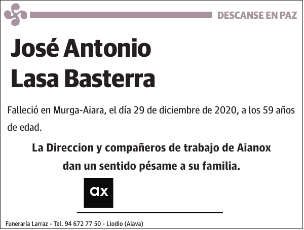 José Antonio Lasa Basterra