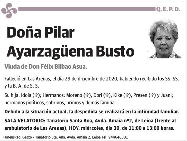 Pilar Ayarzagüena Busto