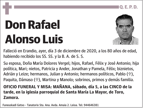Rafael Alonso Luis