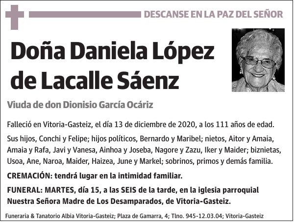 Daniela López de Lacalle Sáenz