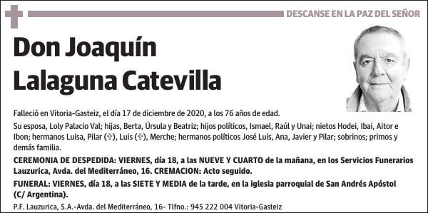 Joaquín Lalaguna Catevilla