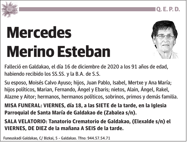 Mercedes Merino Esteban