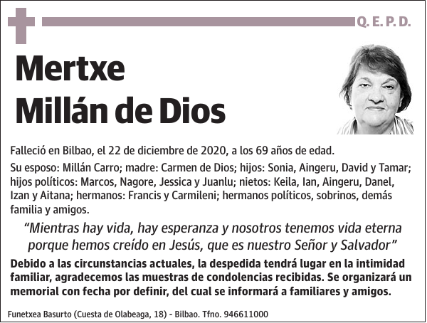 Mertxe Millán de Dios