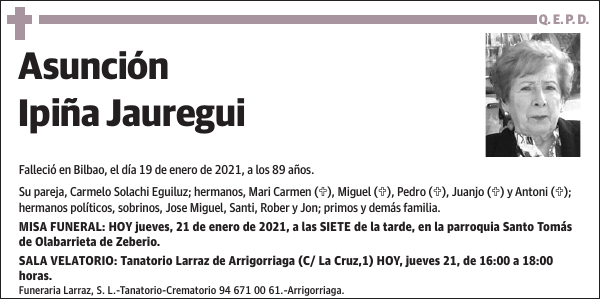 Asunción Ipiña Jauregui