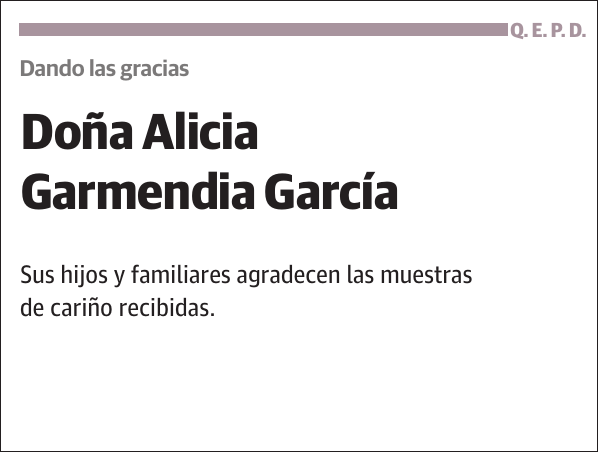 Alicia Garmendia García