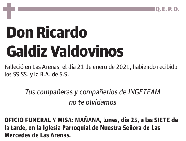 Ricardo Galdiz Valdovinos