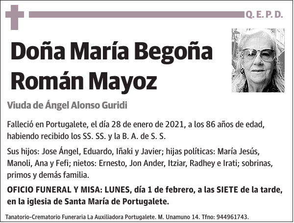 María Begoña Román Mayoz