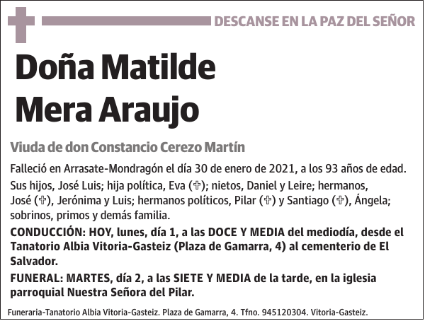 Matilde Mera Araujo
